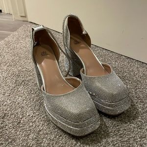 Bedazzled heels